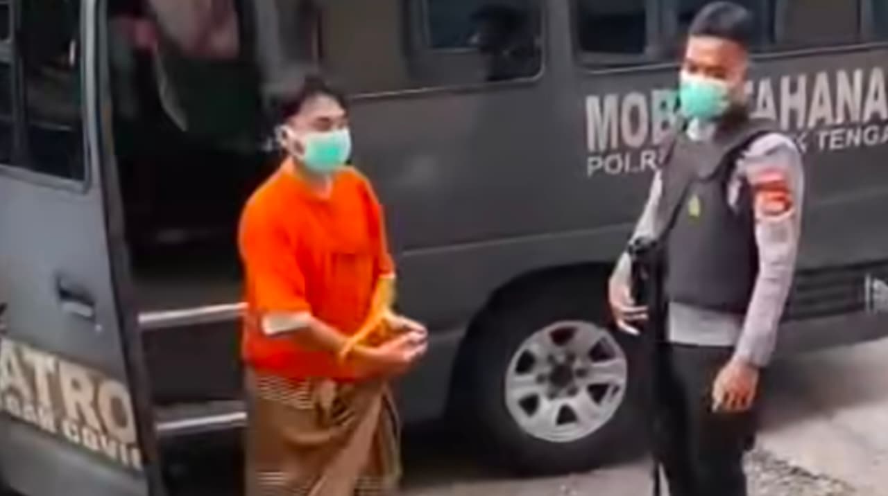 Oknum guru Pondok Pesantren (Ponpes) di Kecamatan Pujut berinisial MYA, resmi ditetapkan sebagai tersangka atas kasus pencabulan terhadap santrinya (Tangkapan Layar)