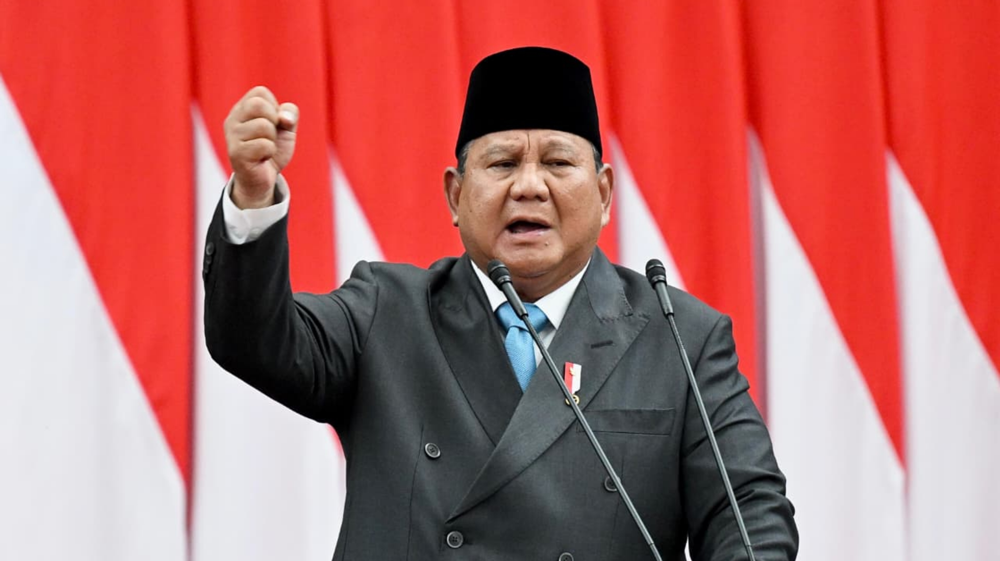 Presiden Prabowo Subianto saat menyampaikan pidato Penyampaian KEM PPKF RAPBN Tahun Anggaran 2027 di Ruang Rapat Paripurna Gedung Nusantara MPR/DPR/DPD RI, Jakarta, pada Selasa, 20 Mei 2026. (BPMI Setpres)