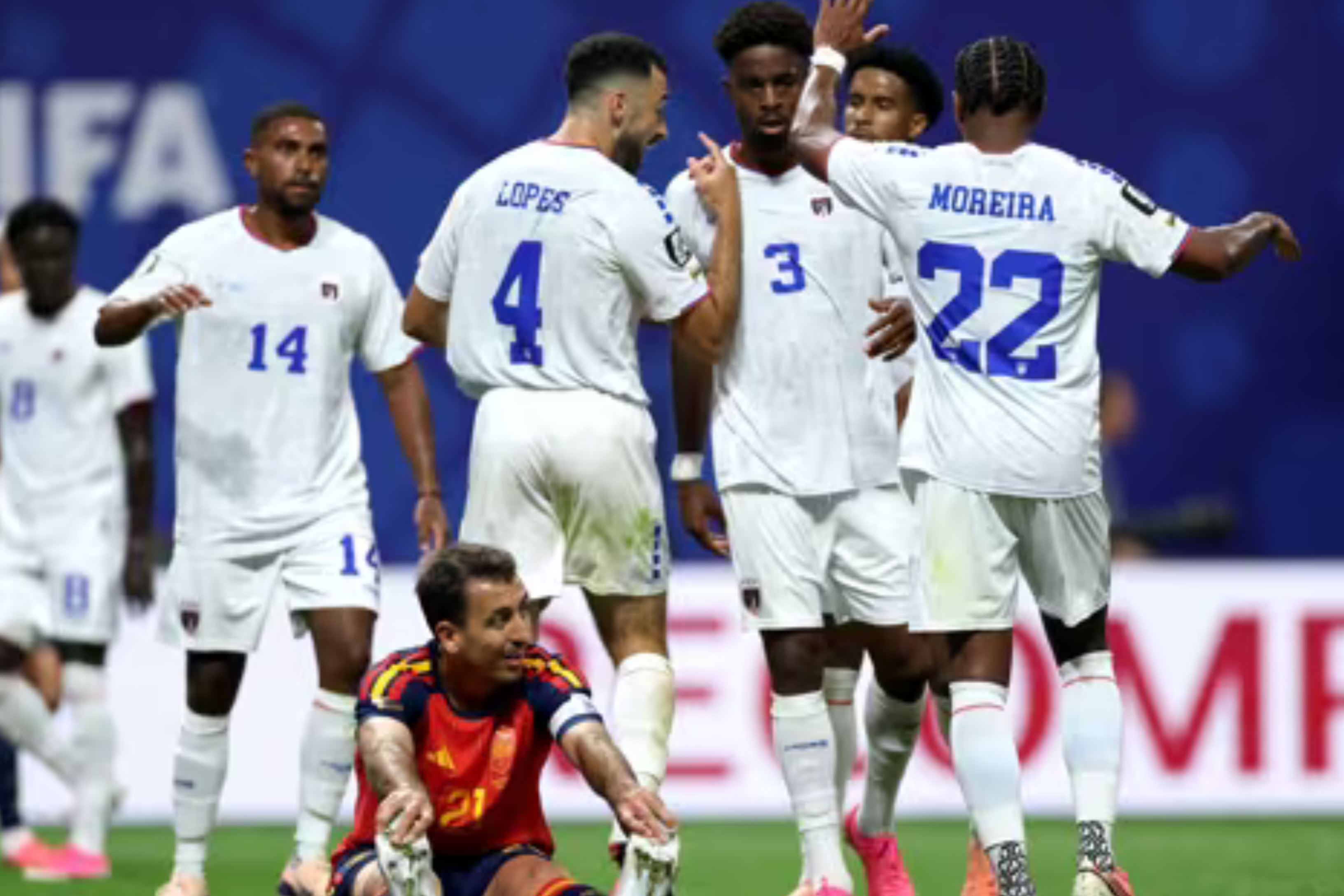 Blue Sharks menampilkan performa defensif yang sensasional untuk mengamankan hasil imbang 0-0 melawan juara Eropa di Atlanta. (IDNVoice/FIFA)