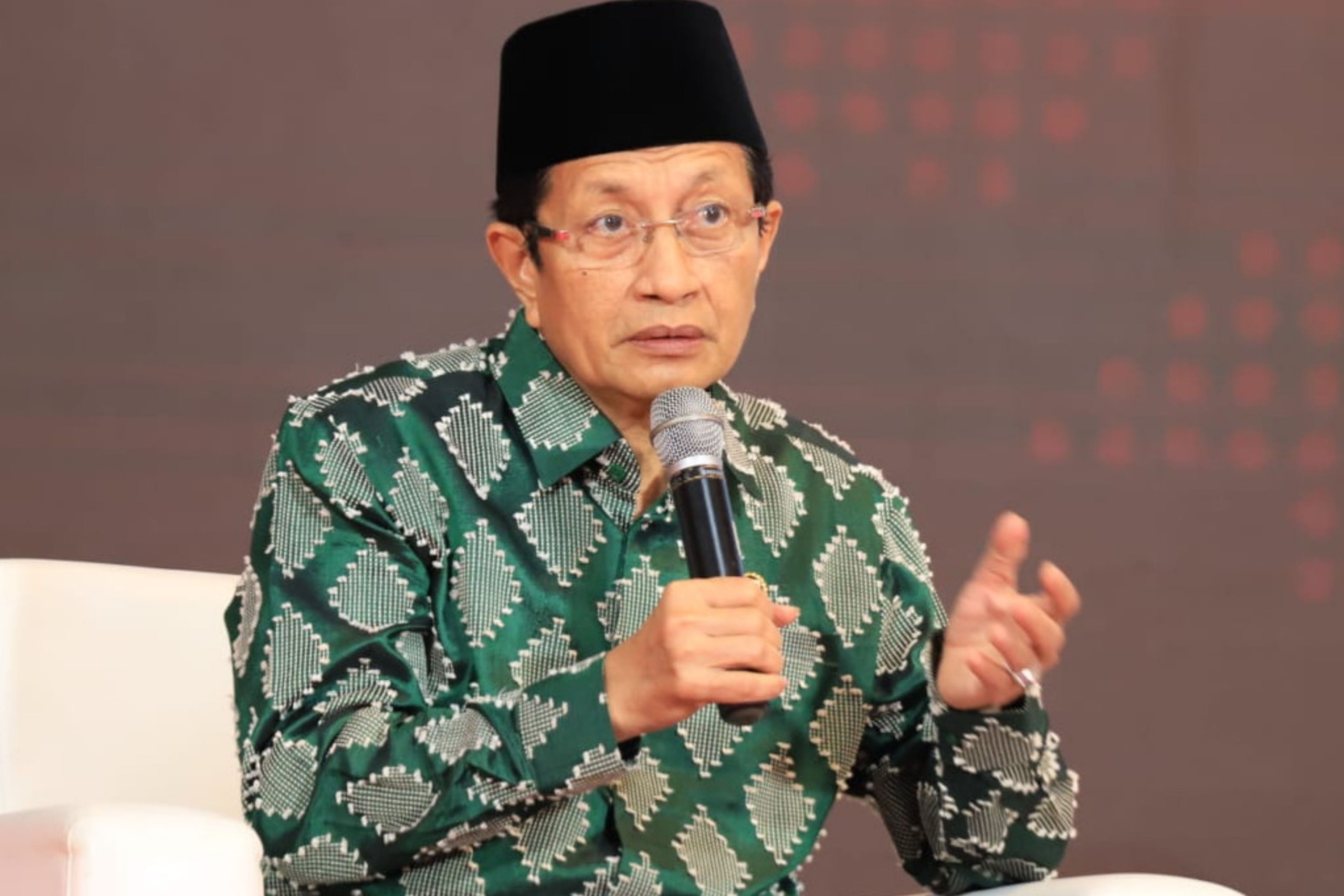 Menteri Agama Republik Indonesia (Menag RI) Nasaruddin Umar. (IDNVoice/Kemenag)