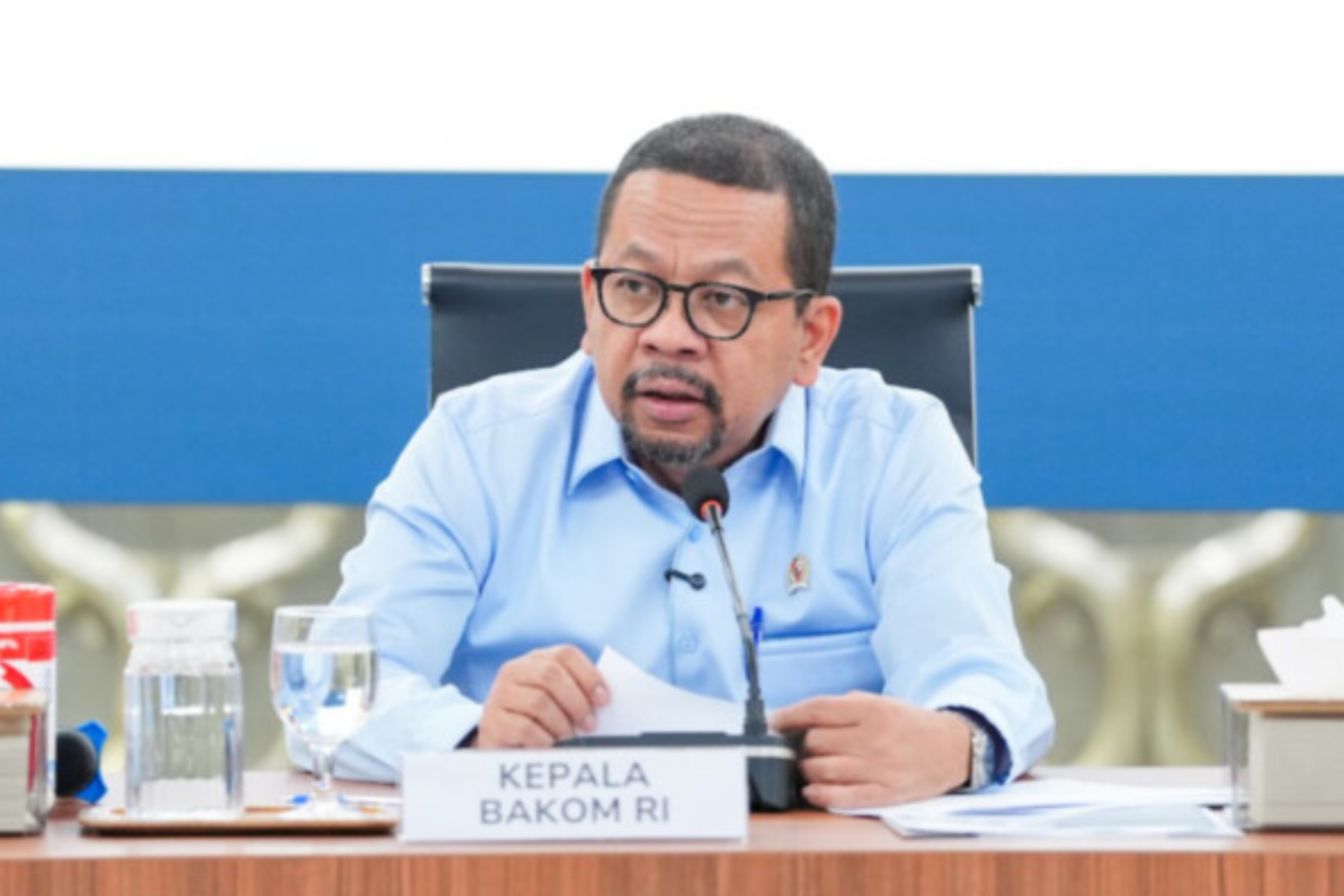 Kepala Badan Komunikasi Pemerintah (Bakom RI) Muhammad Qodari. (IDNVoice/Setpres)