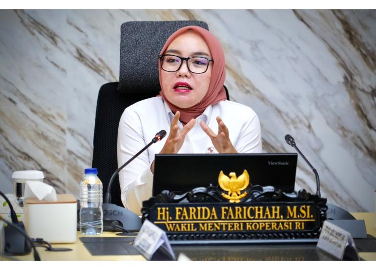 Wakil Menteri Koperasi Republik Indonesia (Wamenkop RI) Farida Farichah. (IDNVoice/Kemenkop)