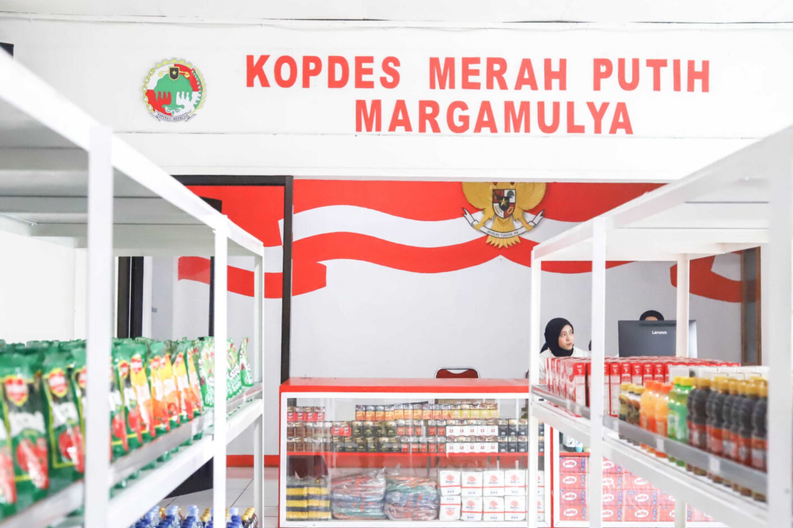 Koperasi Desa/Kelurahan Merah Putih (KDKMP) Margamulya di Kecamatan Pangalengan, Bandung, Jawa Barat. (IDNVoice/Diskominfo Kab. Bandung)   