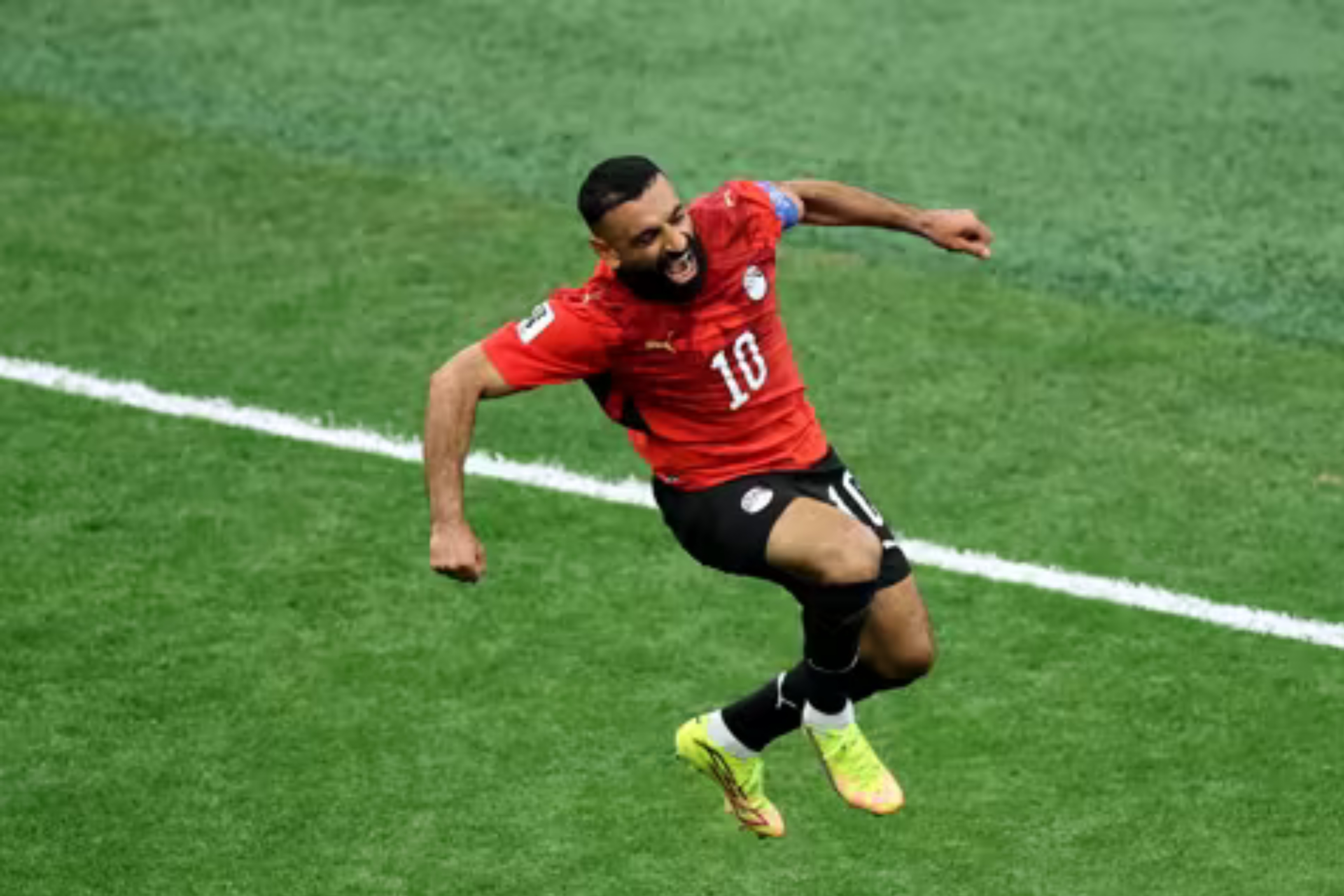 Mohamed Salah mencetak gol penentu kemenangan saat Mesir bangkit dari ketertinggalan untuk mengalahkan Selandia Baru 3-1 dan meraih kemenangan pertama mereka di Piala Dunia. (IDNVoice/FIFA)