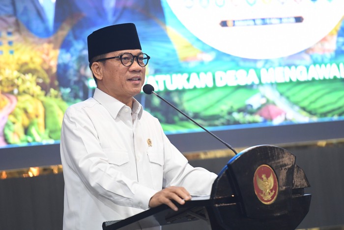 Menteri Desa dan Pembangunan Daerah Tertinggal (Mendes PDT) Yandri Susanto. (IDNVoice/DINPMD Lamongan)