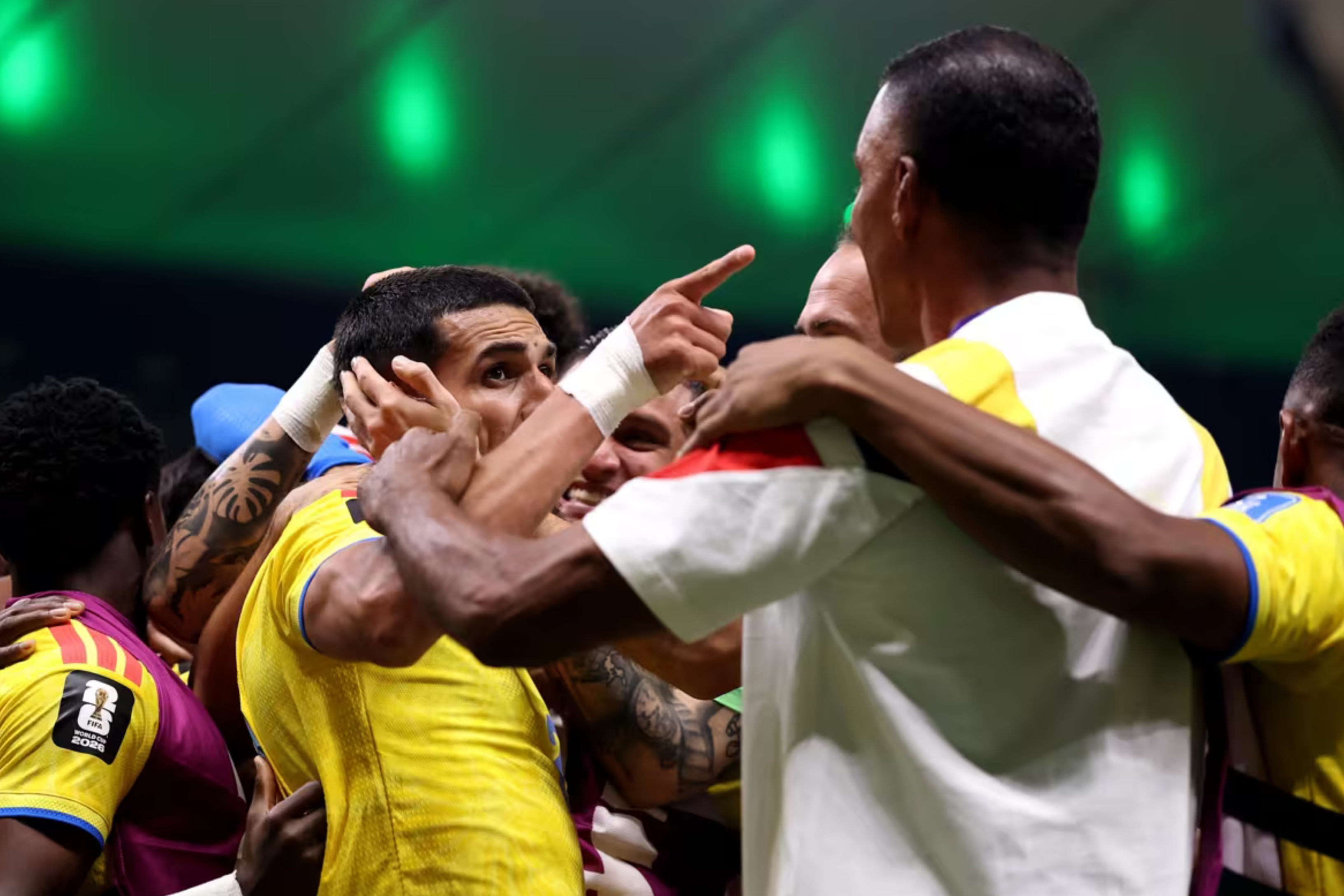 Gol Daniel Munoz (76`) di babak kedua mematahkan perlawanan Lionel Mpasi, sehingga Kolombia meraih dua kemenangan dari dua pertandingan di Grup K dan lolos ke babak selanjutnya. (IDNVoice/FIFA)