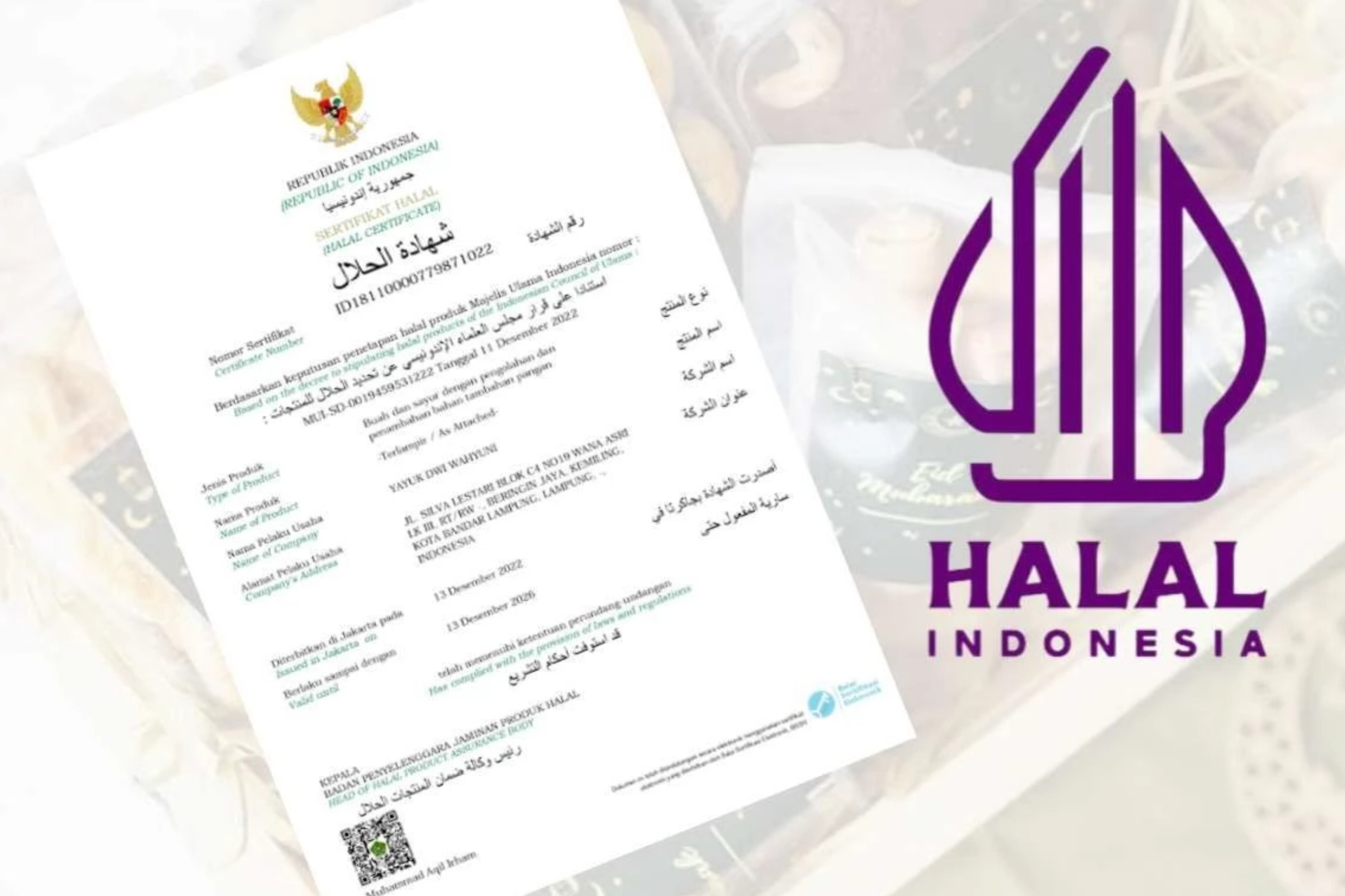 Ilustrasi: Sertifikasi Halal untuk Usaha Mikro, Kecil dan Menengah (UMKM) resmi Badan Penyelenggara Jaminan Produk Halal (BPJPH). (IDNVoice/MUI-Sertifikasi Halal Reguler)