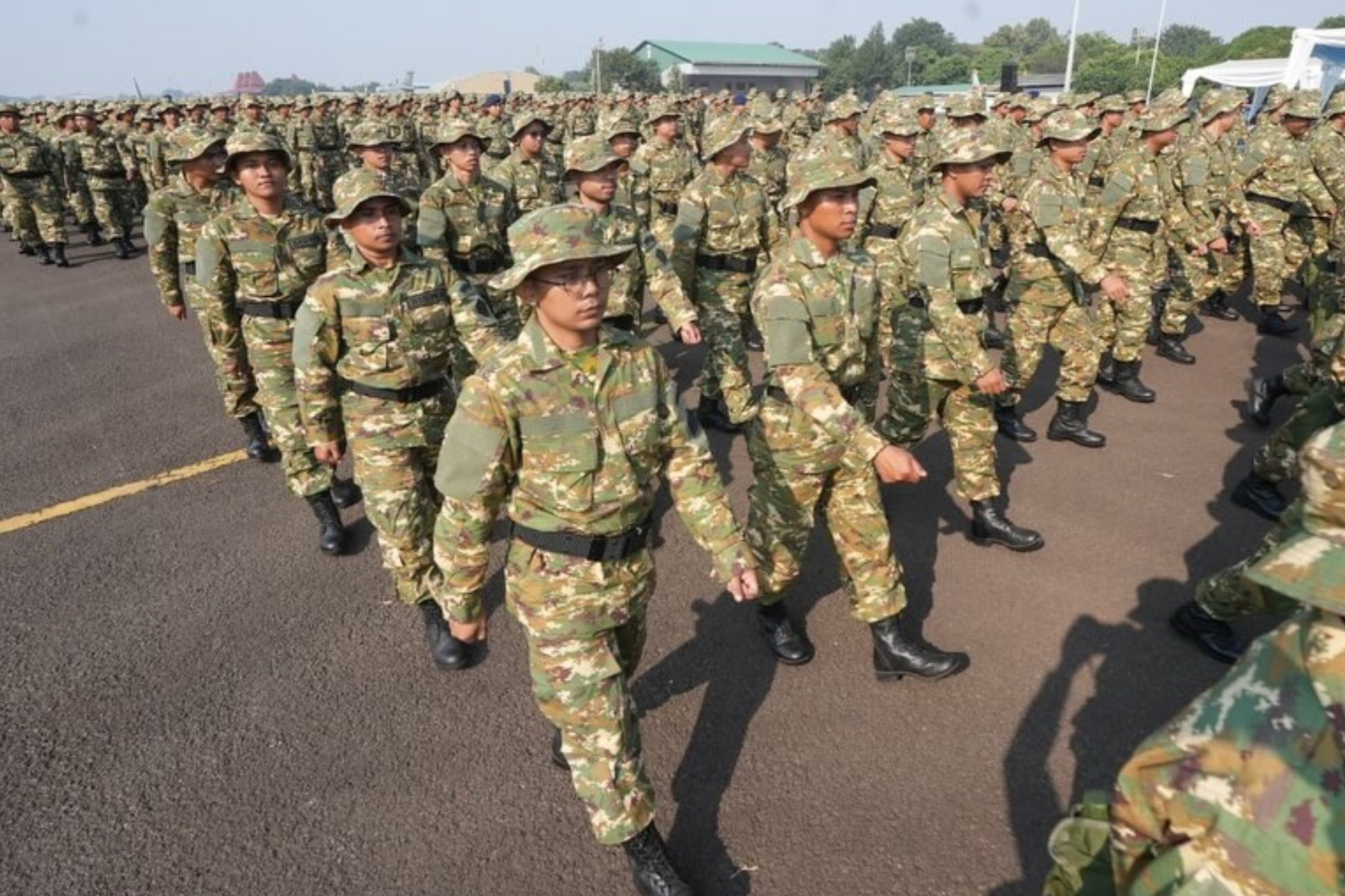 Diklat Sarjana Penggerak Pembangunan Indonesia (SPPI) untuk program Koperasi Desa/Kelurahan Merah Putih (KDKMP) dan Kampung Nelayan Merah Putih (KNMP) di Lanud Halim Perdanakusuma, Jakarta, pada Rabu, 17 Juni 2026. (IDNVoice/Instagram-kemhanri)