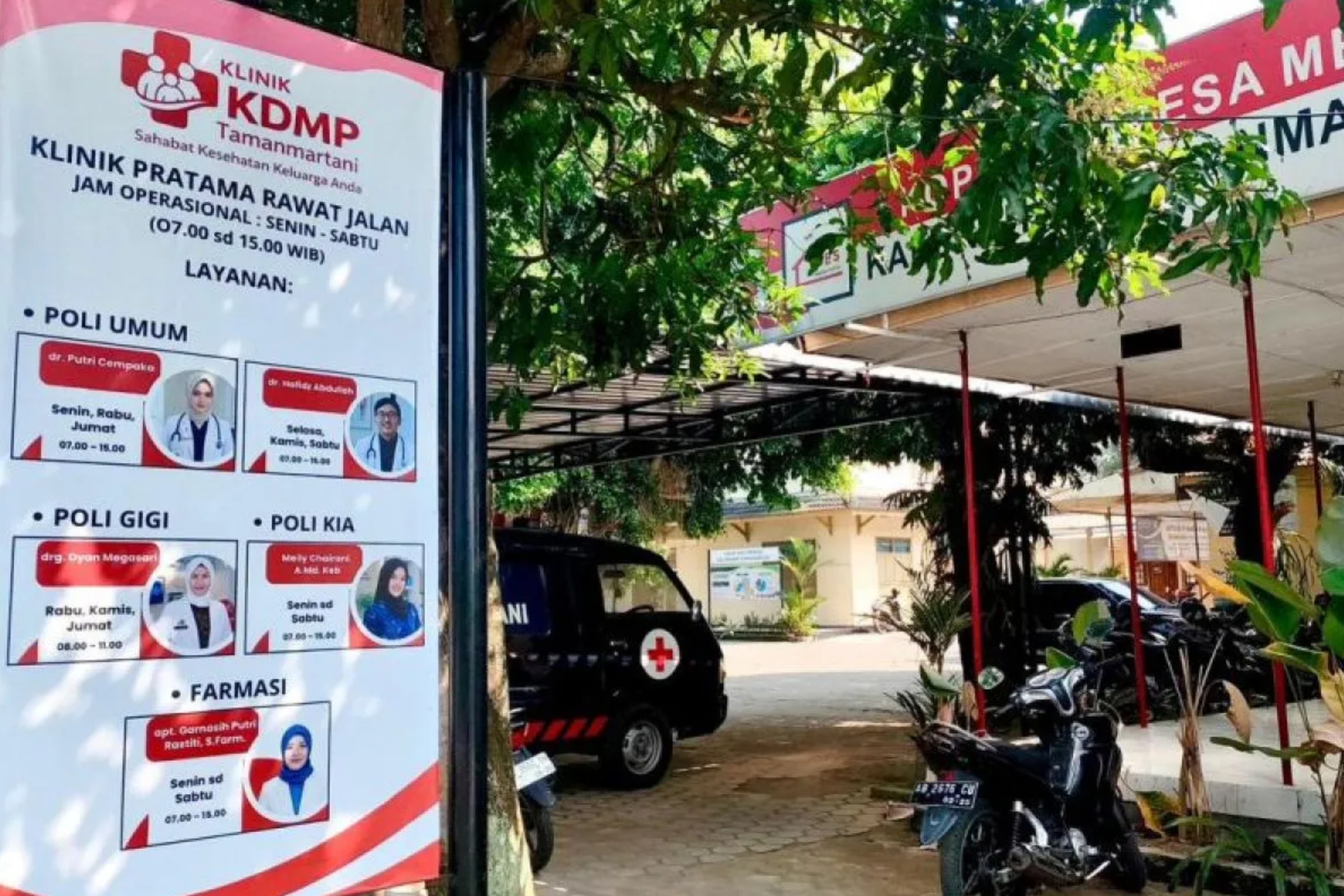 Klinik Koperasi Desa Merah Putih (KDMP) Tamanmartani berdiri di Kabupaten Sleman, Daerah Istimewa Yogyakarta. (IDNVoice/LPDB)