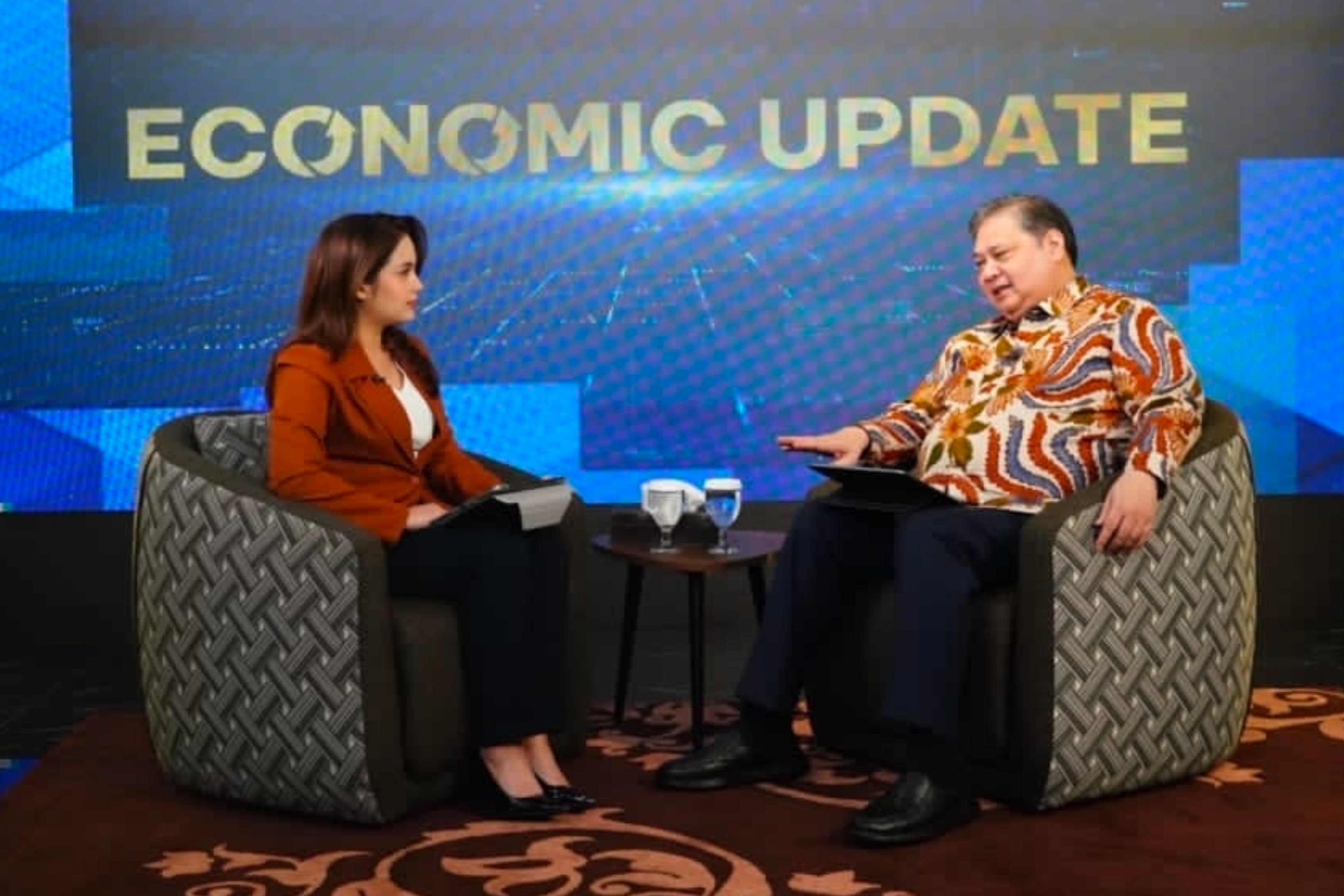 Menteri Koordinator Bidang Perekonomian Airlangga Hartarto dalam acara Economic Update CNBC Indonesia pada Senin, 29 Juni 2026. (IDNVoice/Instagram-perekonomianri)