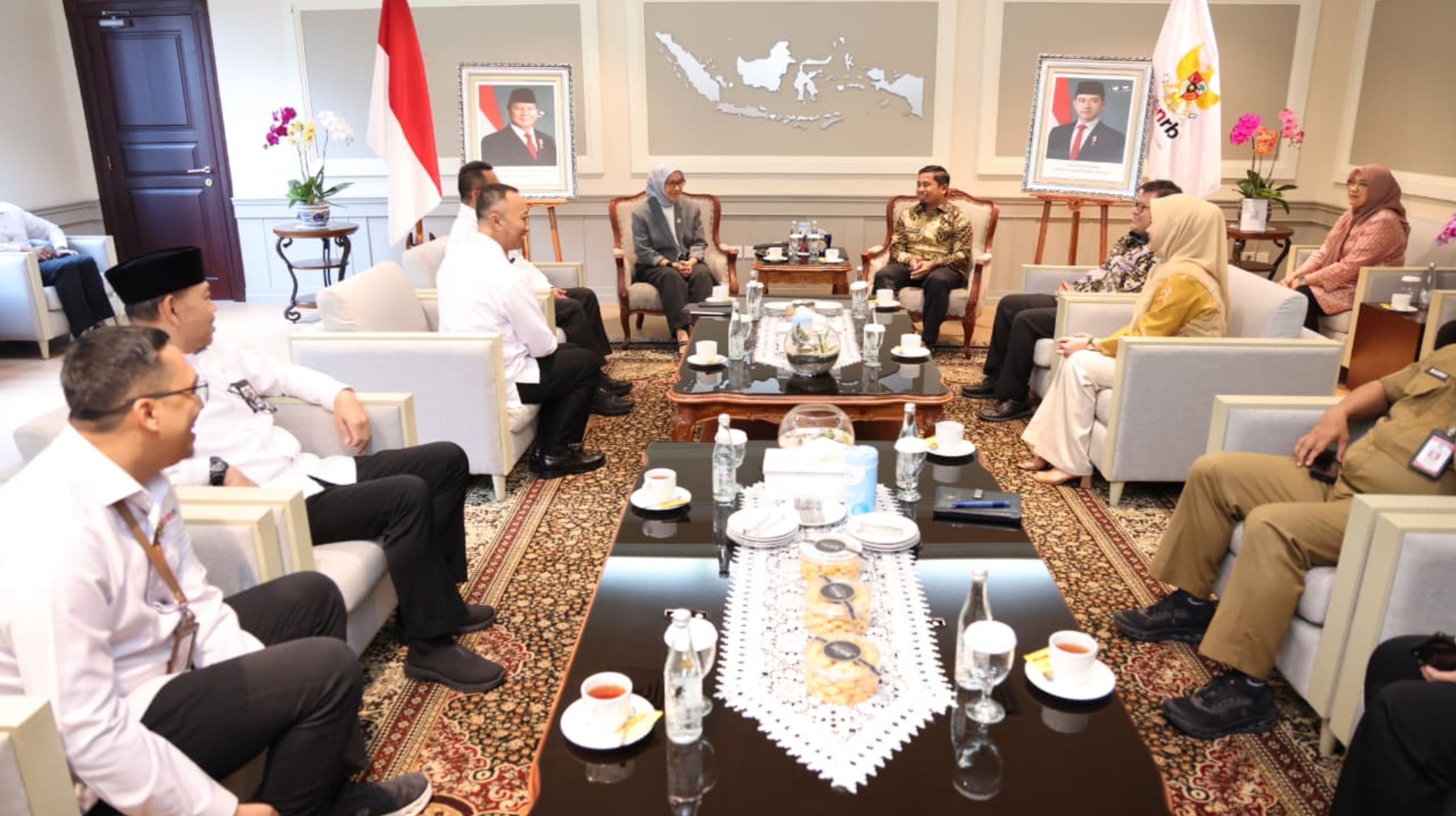 Suasana saat menerima audiensi instansi pemerintah penerima UNPSA 2026, di Kantor Kementerian PANRB pada Senin, 29 Juni 2026. (IDNVoice/Humas MenPANRB)    