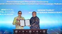 Dorong Pariwisata Berkelanjutan, Kemenpar dan Kemenkum Perkuat Perlindungan Kekayaan Intelektual