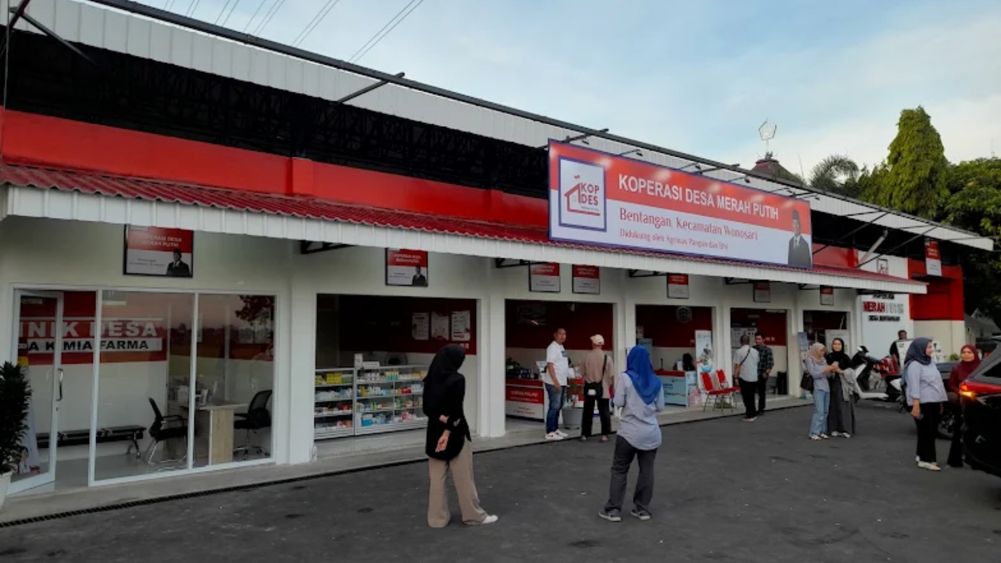 Koperasi Desa Merah Putih (KDMP) Desa Bentangan, Wonosari, Klaten, Jawa Tengah. (IDNVoice/Goggle Maps-Wawan Dexz)