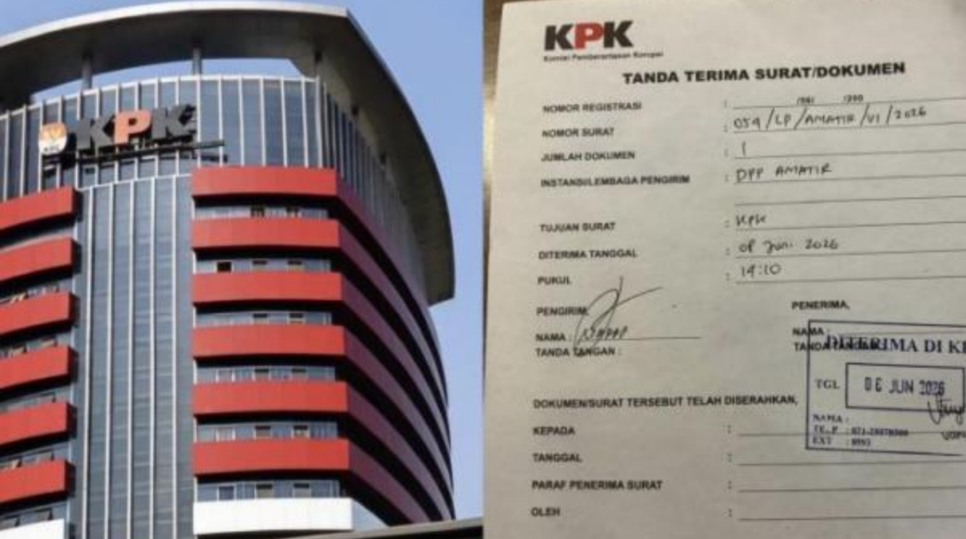 KPK akan mendalami laporan dugaan korupsi penerbitan PKKPR di Kabupaten Tebo, Jambi. (IDNVoice/Istimewa)