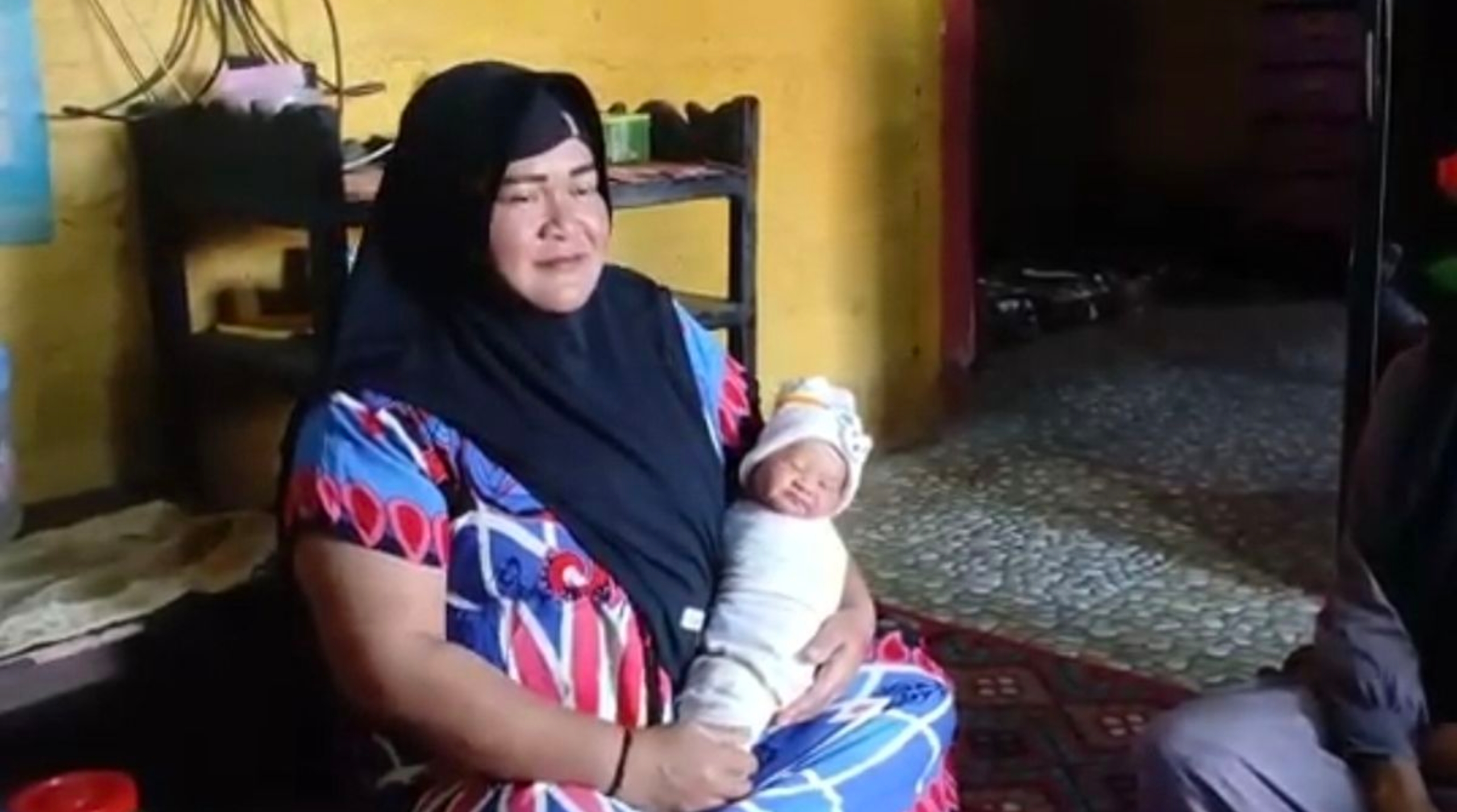 Seorang bayi laki-laki asal Dusun Prigi, Desa Jolontoro, Kecamatan Sapuran, Kabupaten Wonosobo diberinama Muhammad MBG Subianto. (IDNVoice/Kompas-Bayu Apriliano)