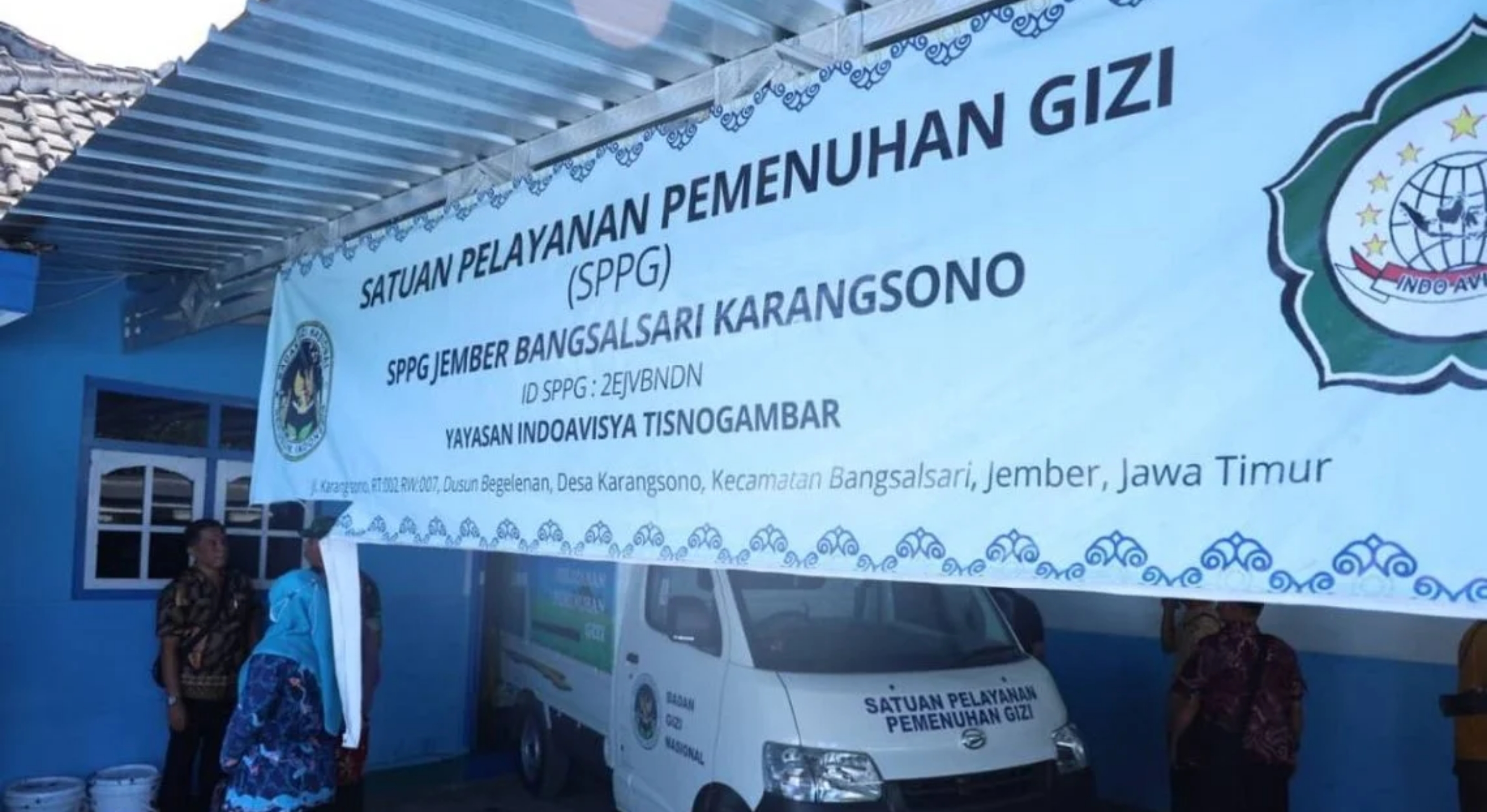 Operasional SPPG dihentikan sementara hingga hasil pemeriksaan laboratorium dan evaluasi sistem keamanan pangan selesai pasca dugaan keracunan MBG Bangsalsari Jember. (IDNVoice/Diskominfo Jember)