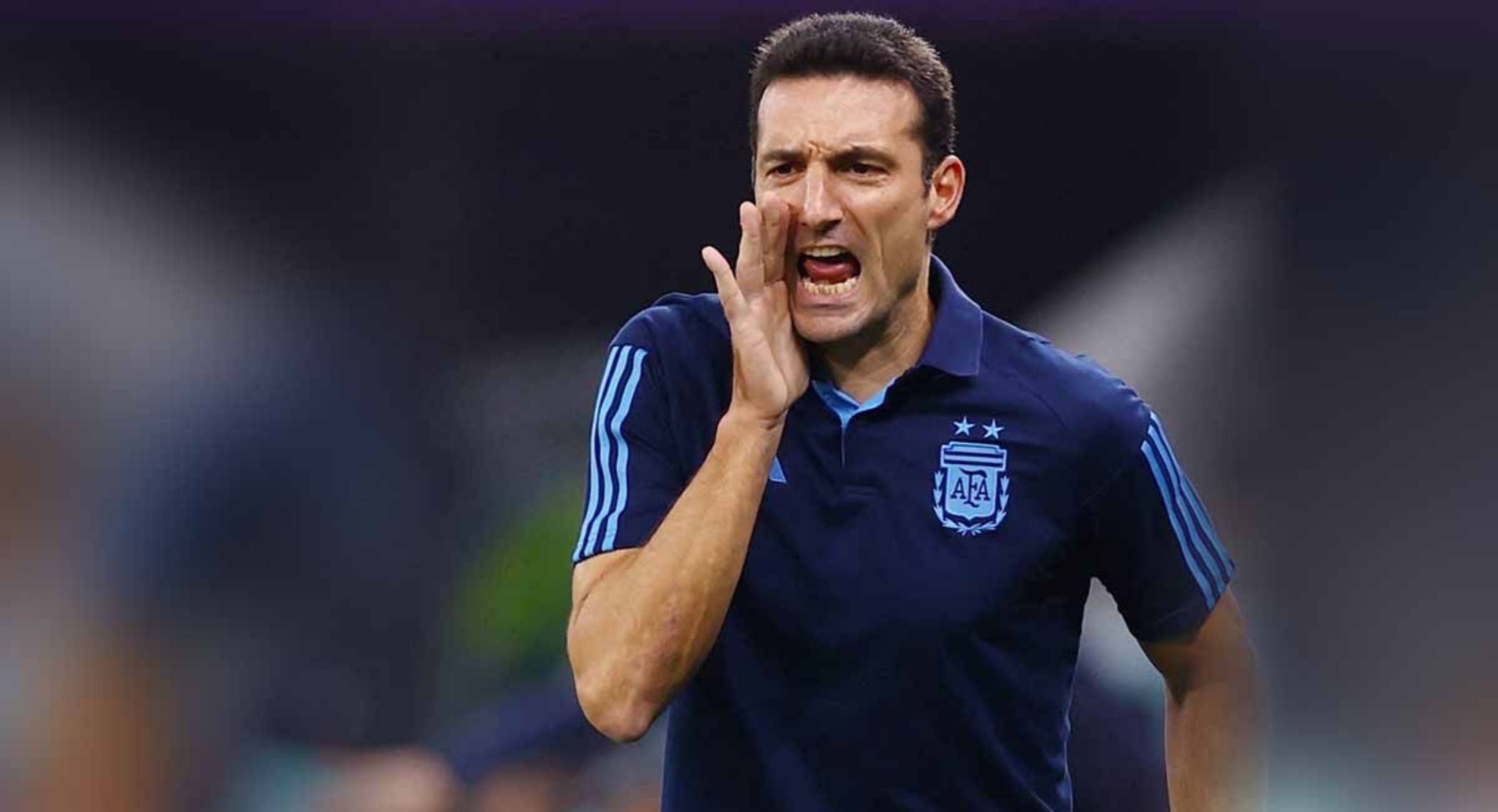 Pelatih Tim Nasional (Timnas) Argentina, Lionel Scaloni. (IDNVoice/Reuters)