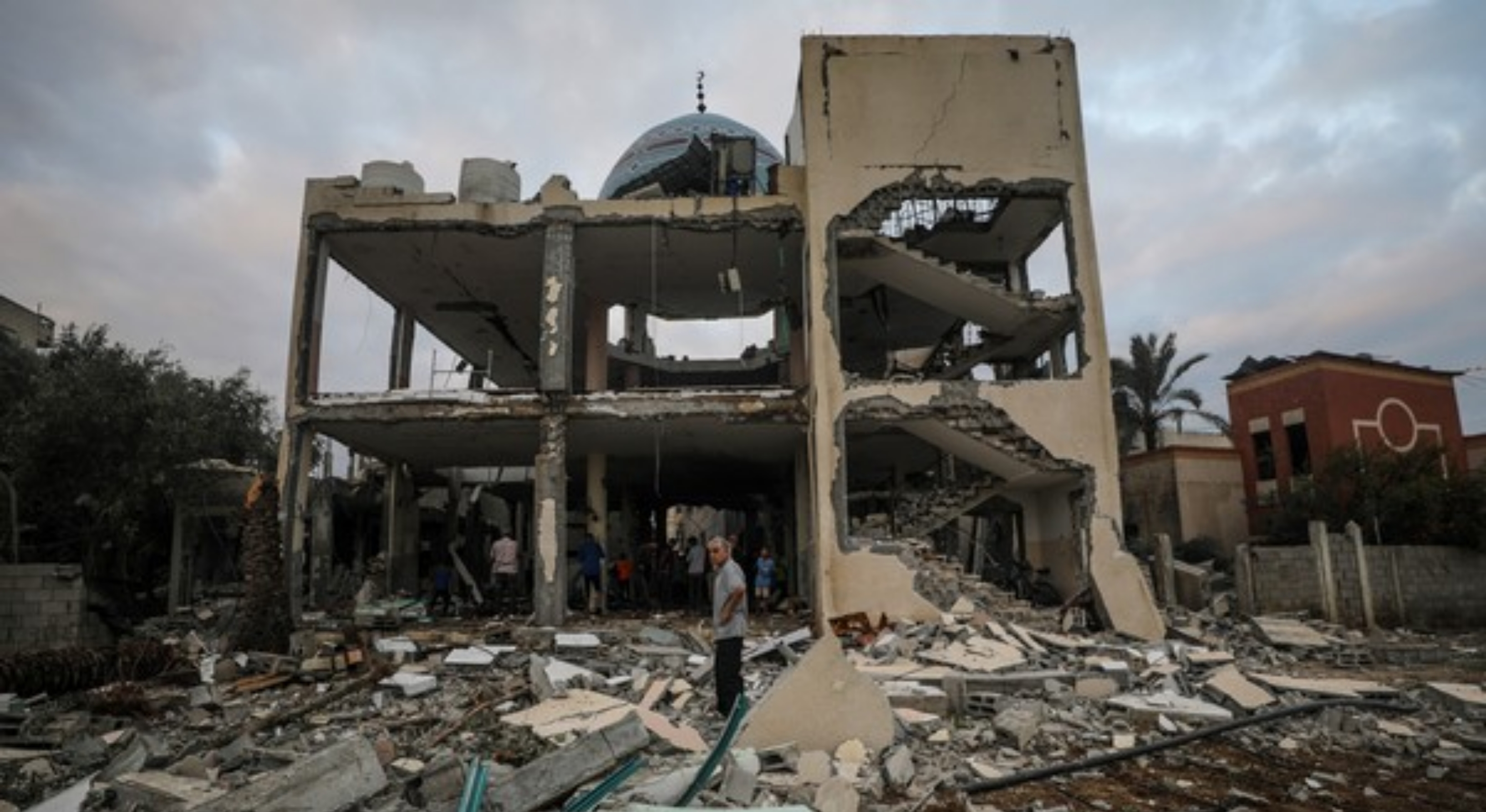 Ilustrasi: Serangan Israel di Gaza, Palestina. (IDNVoice/EPA-EFE)