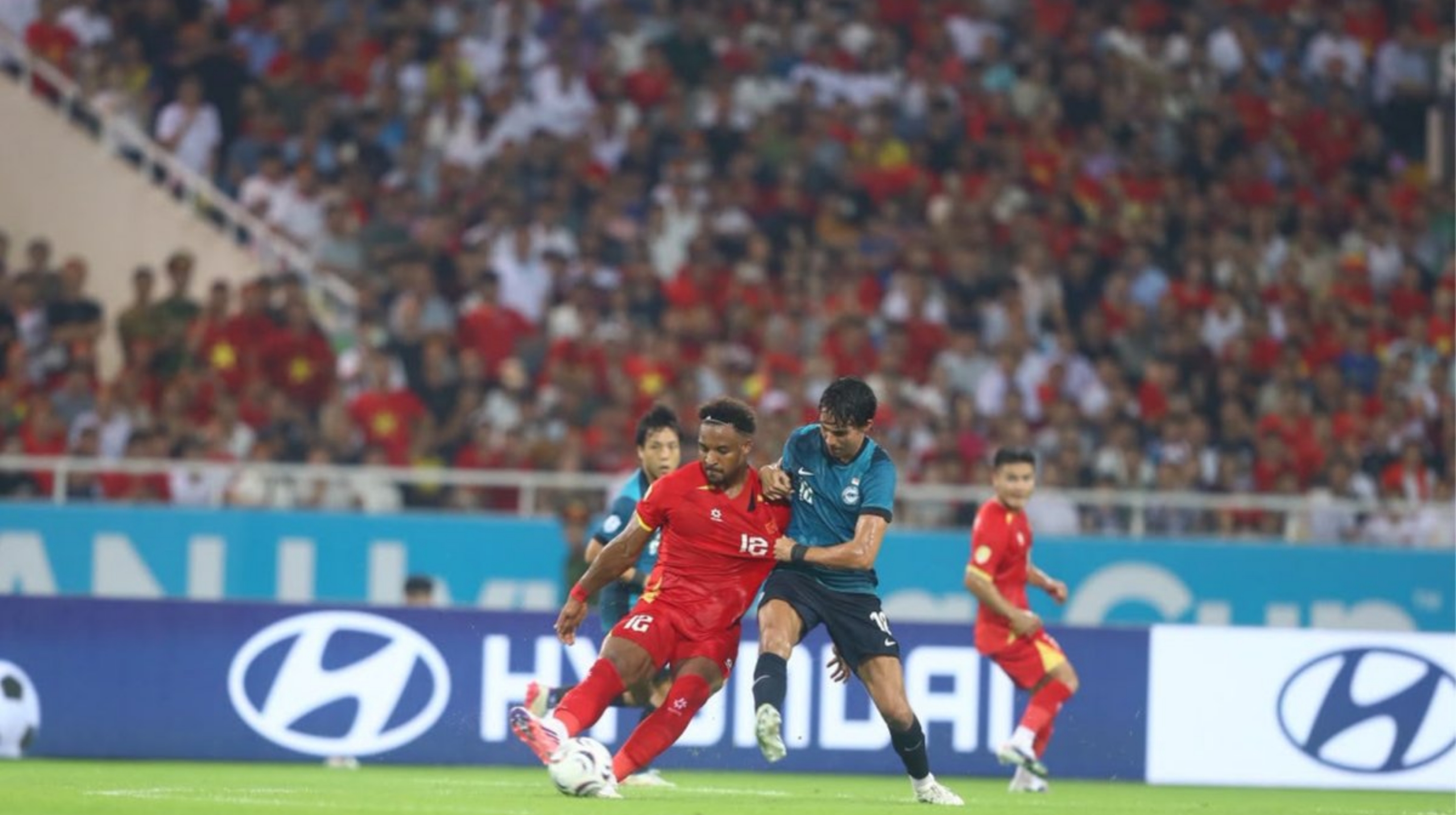 Juara bertahan Vietnam harus puas berbagi poin setelah ditahan imbang Singapura tanpa gol (0-0) pada laga Grup A ASEAN Hyundai Cup™ 2026. (IDNVoice/ASEANUTDFC)