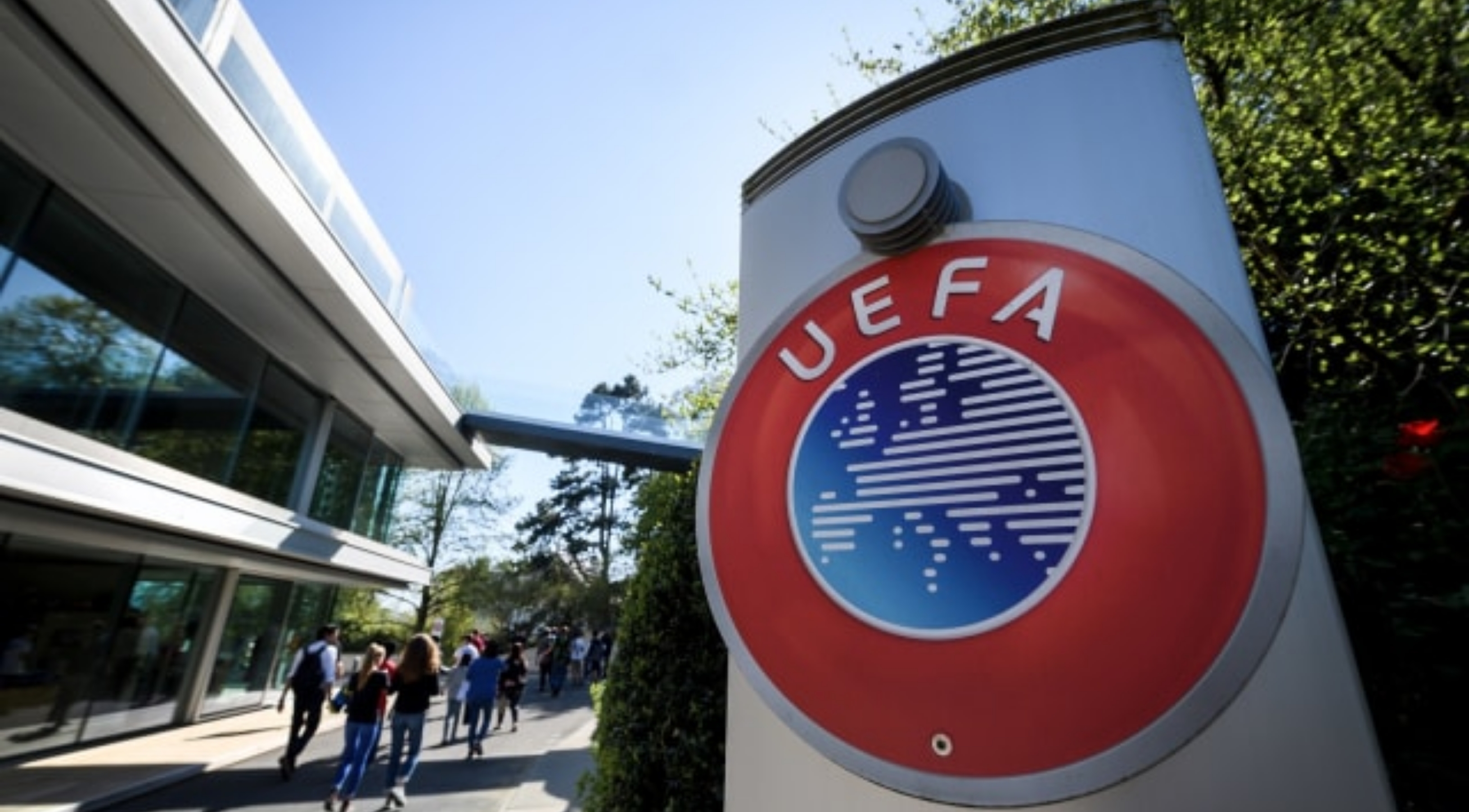 Kantor UEFA di Nyon, Swiss. (IDNVoice/AFP)