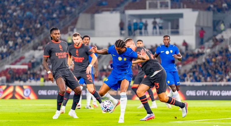 Joao Pedro Brace, Chelsea Hancurkan AC Milan 3-0 di SUGBK
