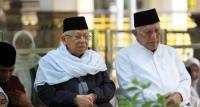 Jelang Pemilihan Ketum PBNU, K.H. Ma`ruf Amin dan Gus Kikin Ziarah ke Makam K.H. Hasyim Asy`ari