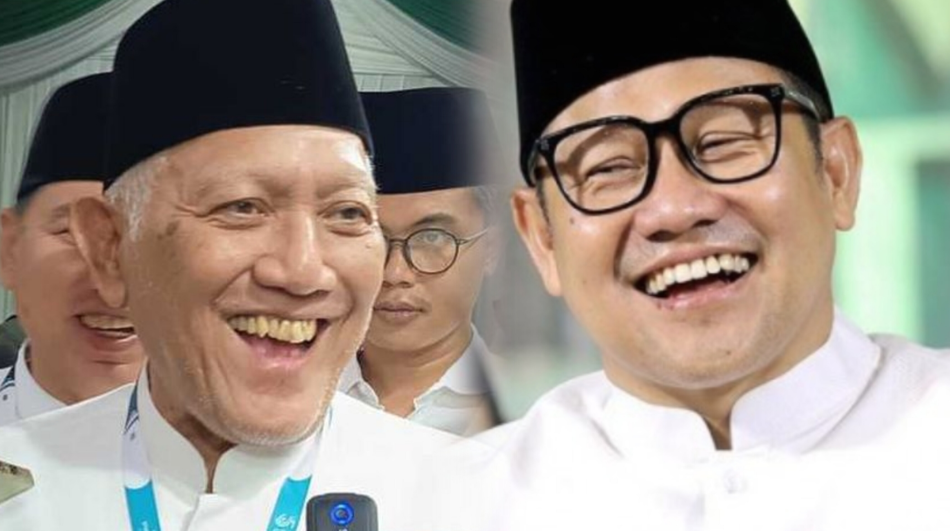 Muhaimin Iskandar ucapkan selamat atas terpilihnya Gus Kikin sebagai Ketua Umum PBNU periode 2026-2031 pada Muktamar ke-35 NU di Pesantren Tambakberas, Jombang, Jawa Timur. (IDNVoice)