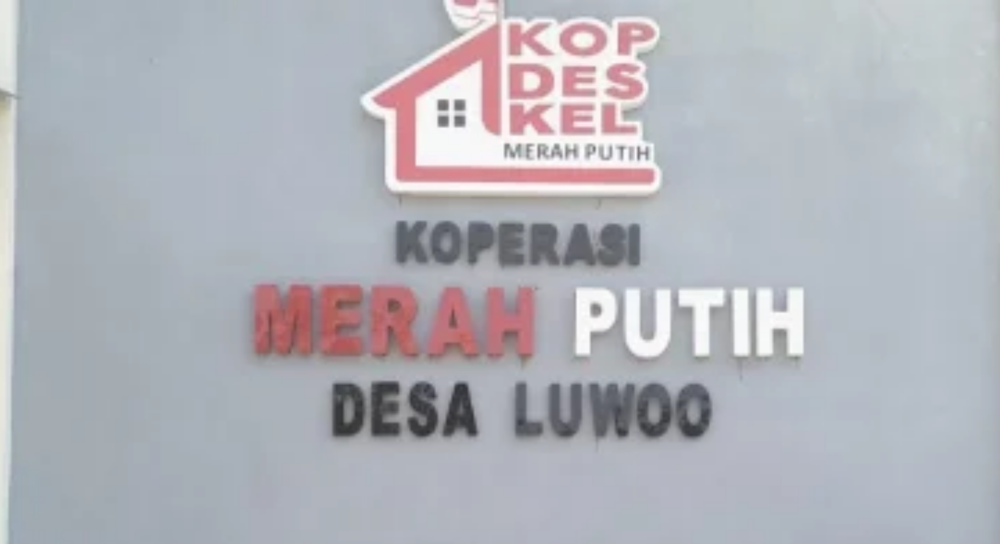 Gedung KDKMP Desa Luwoo Rampung 100 Persen, Tinggal Tunggu Siap Beroperasi