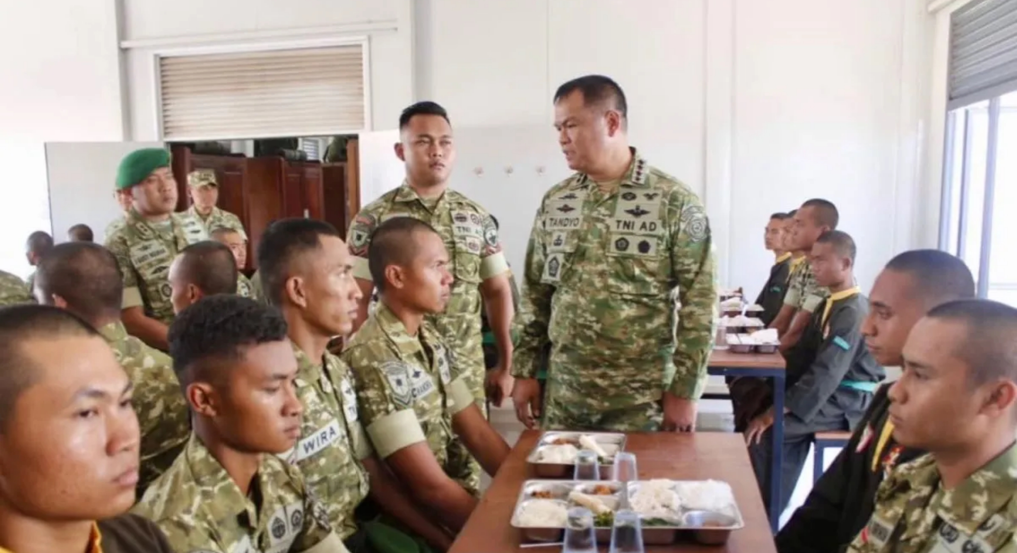 Wakil Panglima TNI Jenderal TNI Tandyo Budi Revita saat meninjau markas Yonif TP 835/Samota Yudha Bhakti di Sumbawa, NTB pada Kamis, 3 September 2026. (IDNVoice/Puspen Mabes TNI)
