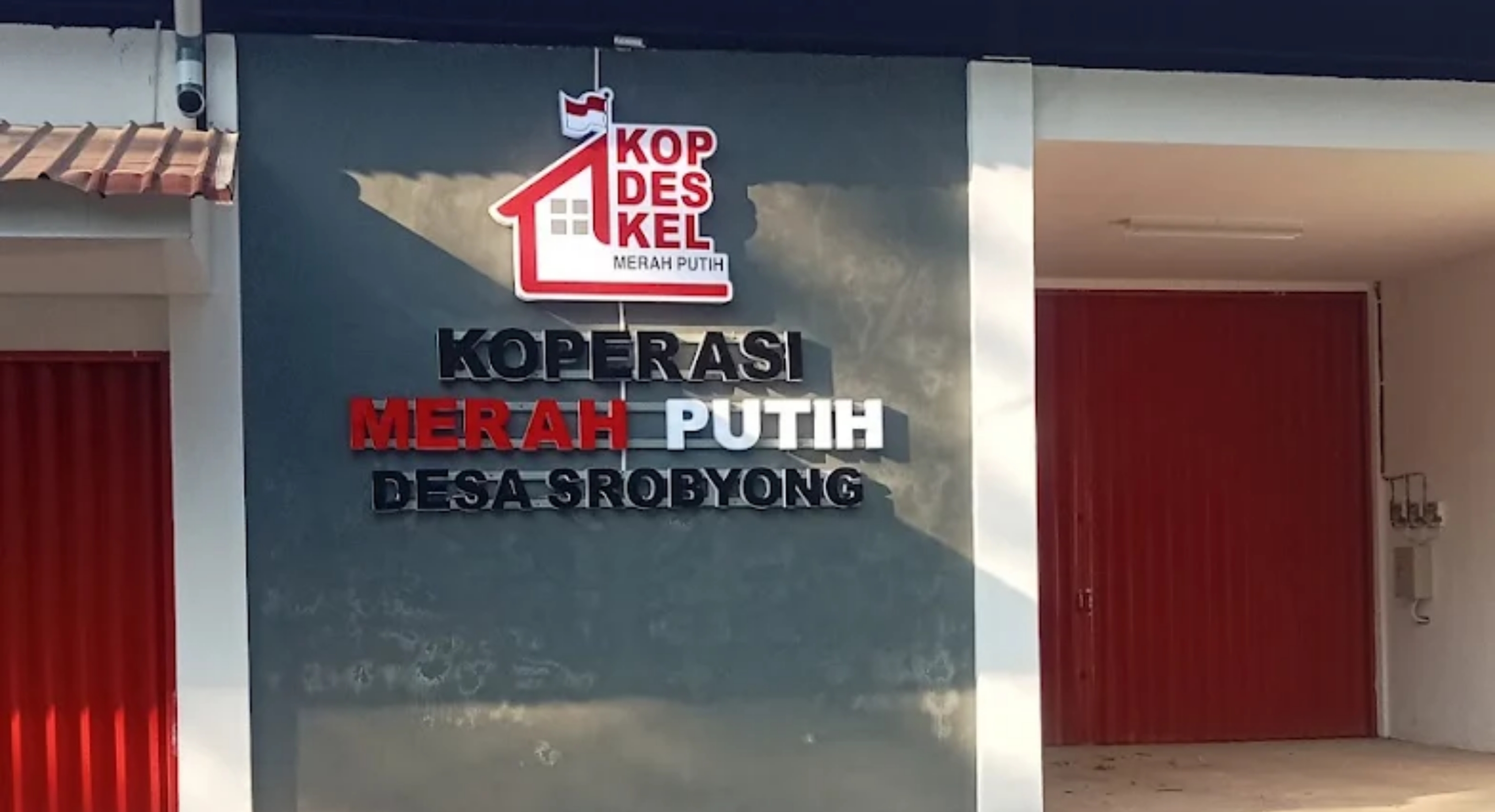 Gedung Koperasi Desa/Kelurahan Merah Putih (KDKMP) Desa Srobyong, Kecamatan Mlonggo, Kabupaten Jepara, Jawa Tengah. (IDNVoice/KDMP Srobyong)