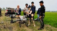 Drone Pangkas Biaya Penyemprotan Sawah di Merauke hingga 90 Persen