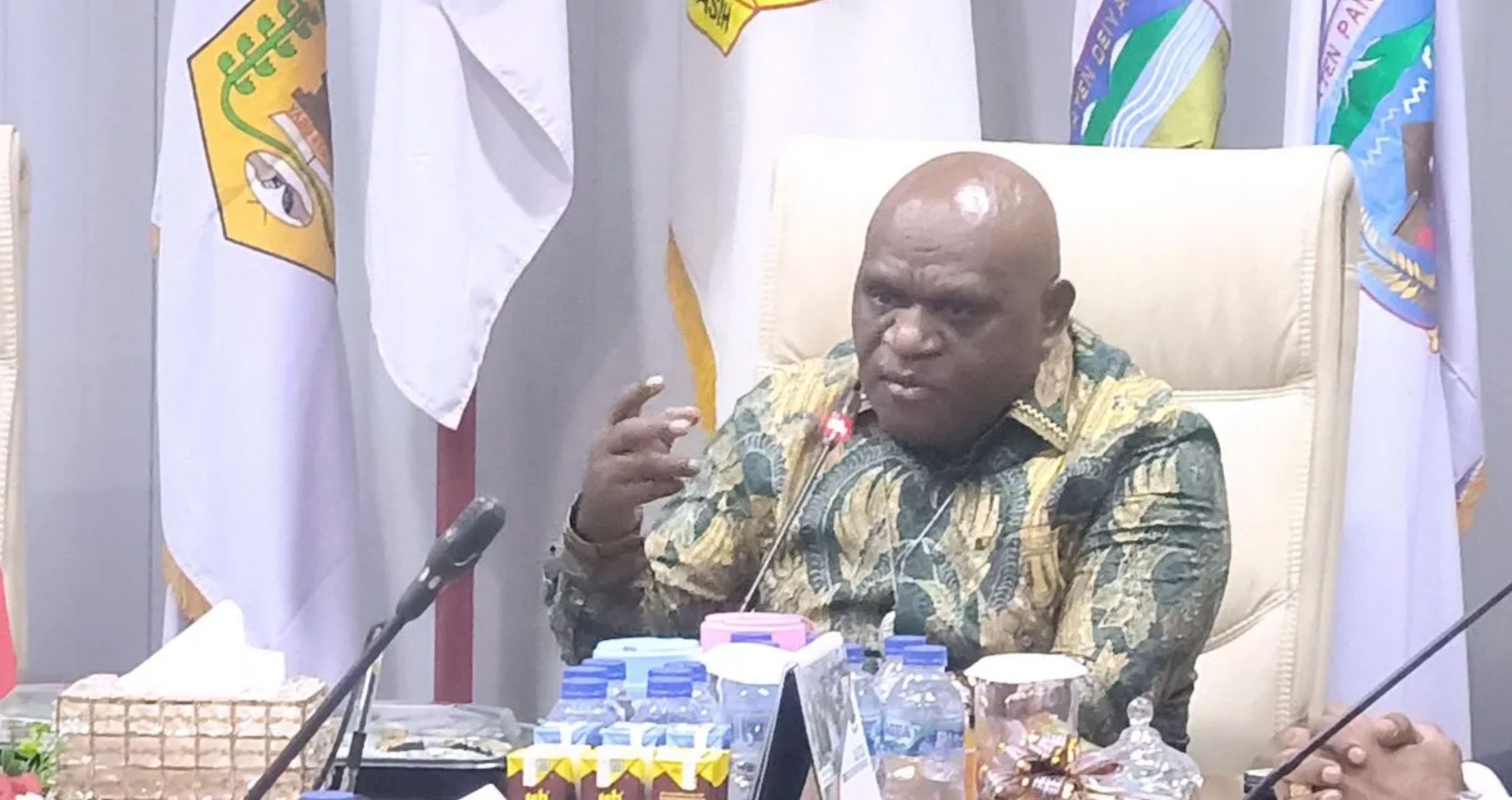 Menteri Gak Asasi Manusia (HAM), Natalius Pigai. (IDNVoice/Antara Foto)