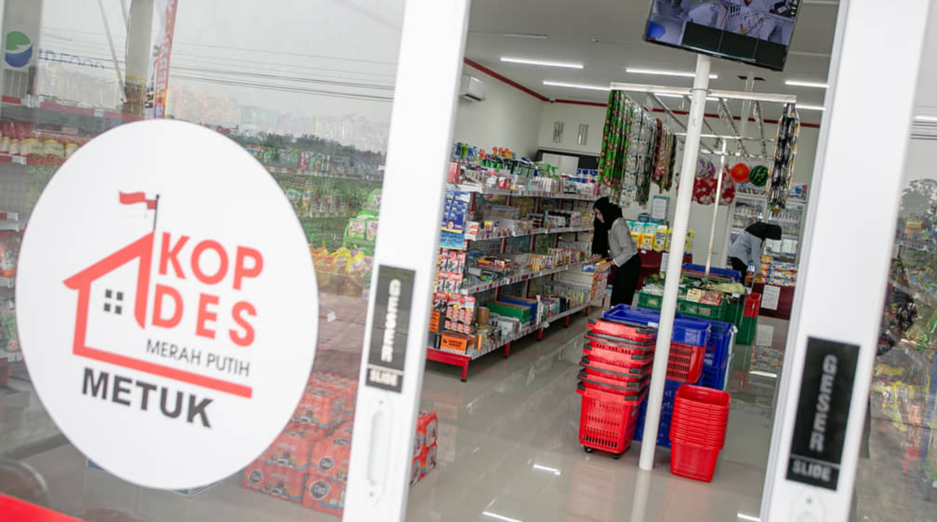 Gerai Koperasi Desa/Kelurahan Merah Putih (KDKMP). (IDNVoice/Antara Foto)
