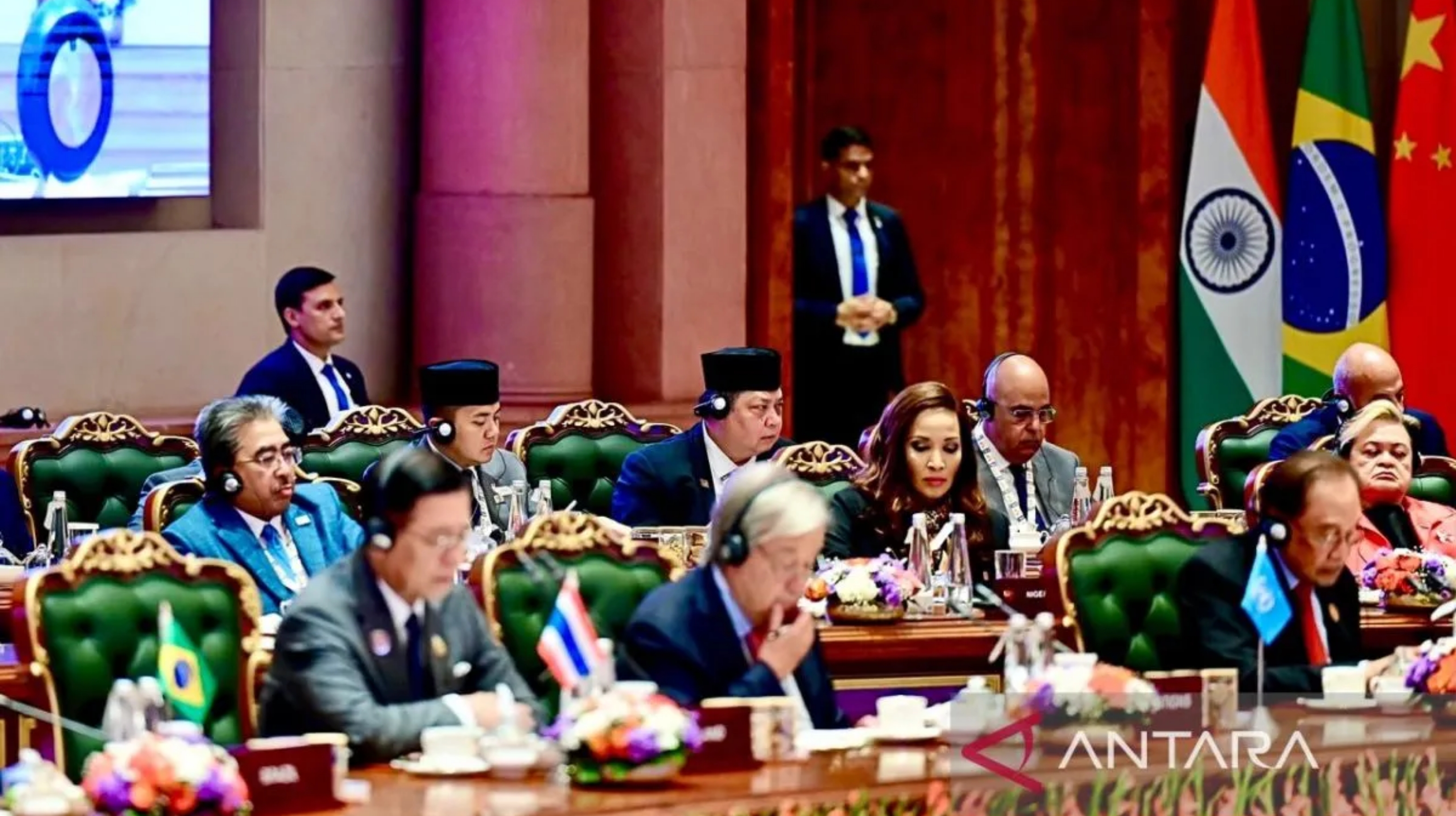 Menteri Koordinator Bidang Perekonomian Airlangga Hartarto menghadiri rangkaian Konferensi Tingkat Tinggi (KTT) BRICS ke-18 di New Delhi, India pada Minggu, 13 September 2026. (IDNVoice/Kemenko Perekonomian)