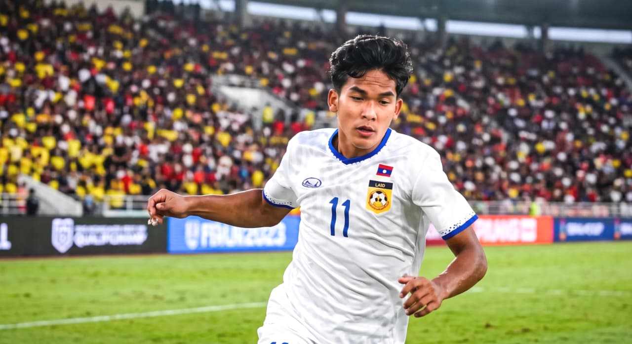Pemain Timnas Laos, Soukphachan Luenthala. (IDNVoice/Istimewa)