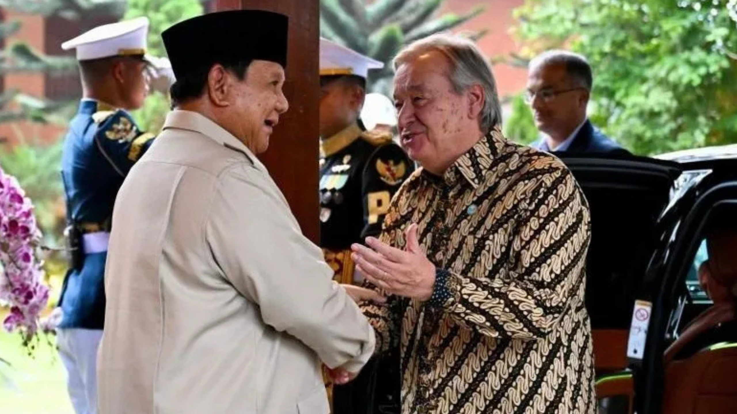 Prabowo Bertemu Sekjen PBB António Guterres di Hambalang, Bahas Perdamaian Dunia hingga Dukungan untuk Palestina