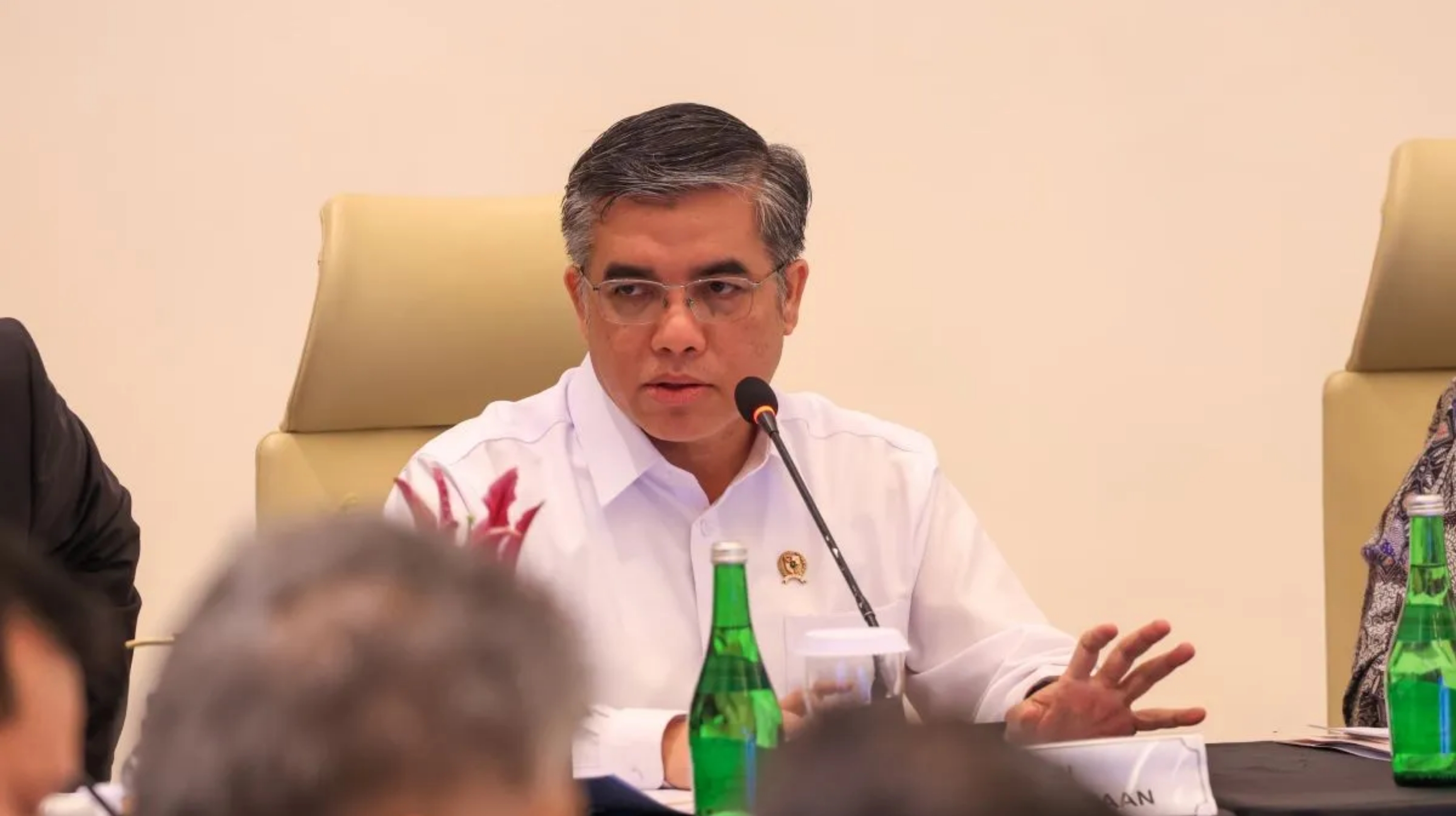 Menteri Ketenagakerjaan (Menaker) Yassierli dalam Rapat Kerja Nasional (Rakernas) KEK Triwulan III Tahun 2026 di Jakarta pada Rabu, 21 Oktober 2026. (IDNVoice/Kemnaker RI)